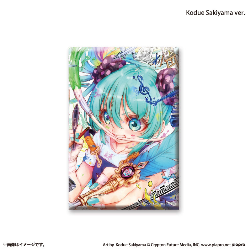 『初音ミク×スモールエス』 スクエア缶バッジ -Kodue Sakiyama ver.-