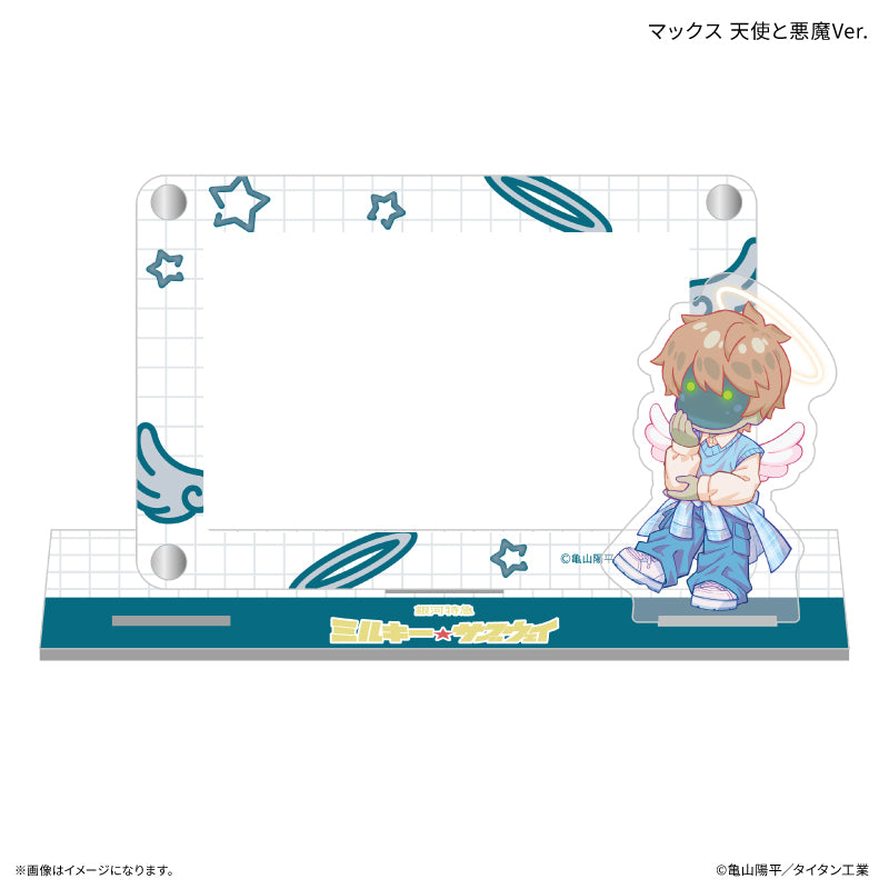 『銀河特急 ミルキー☆サブウェイ』 アクスタ付きカードスタンド マックス 天使と悪魔Ver.