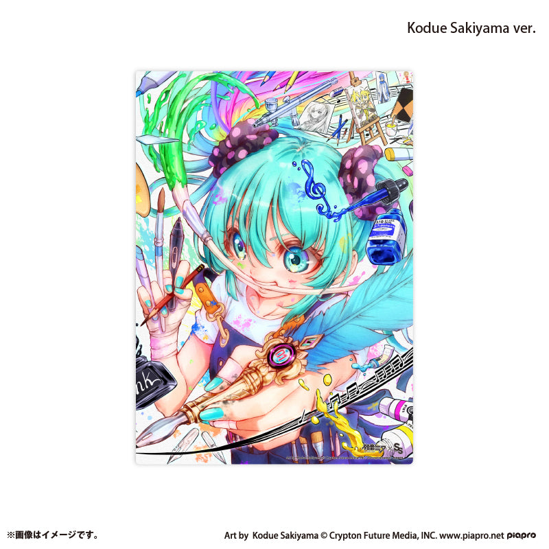『初音ミク×スモールエス』 メタルプレート -Kodue Sakiyama ver.-