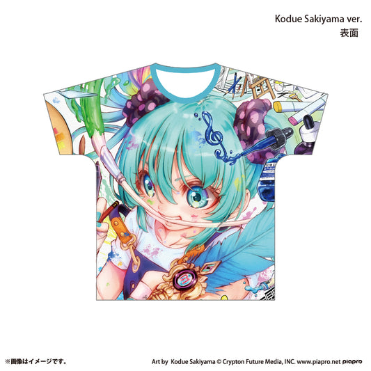 『初音ミク×スモールエス』 フルグラフィックTシャツ -Kodue Sakiyama ver.