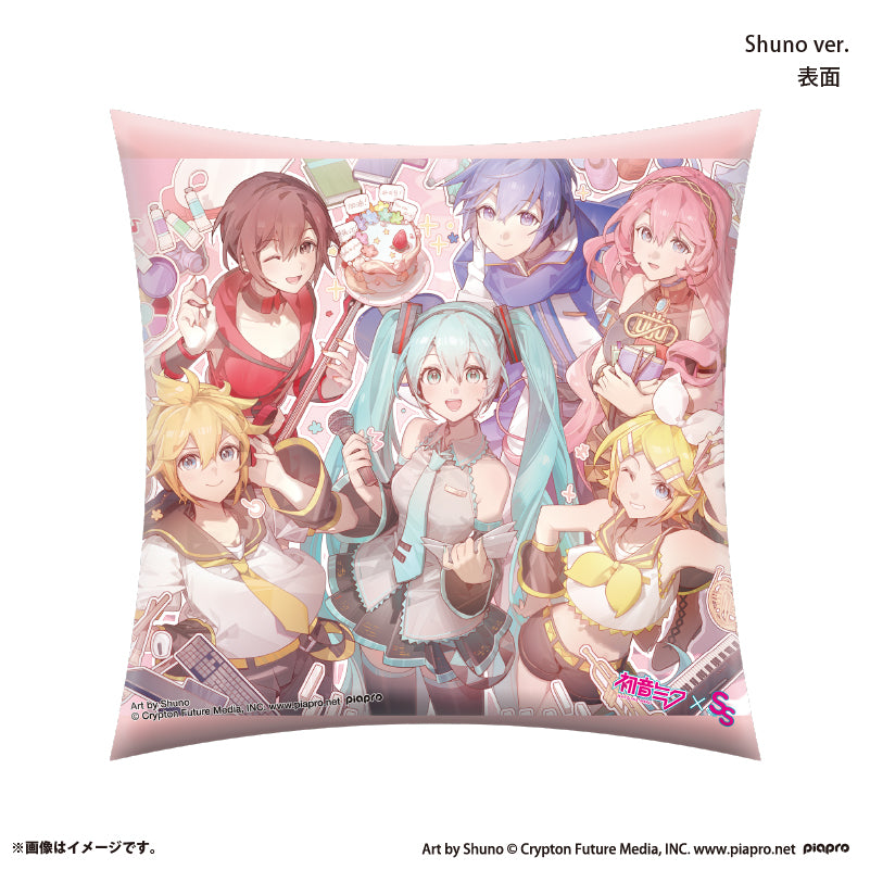 『初音ミク×スモールエス』 スクエアクッション -Shuno ver.-