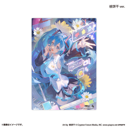 『初音ミク×スモールエス』 メタルプレート -桃饼干 ver.-