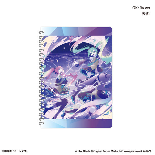 『初音ミク×スモールエス』 A5ダブルリングノート -OKaRa ver.-