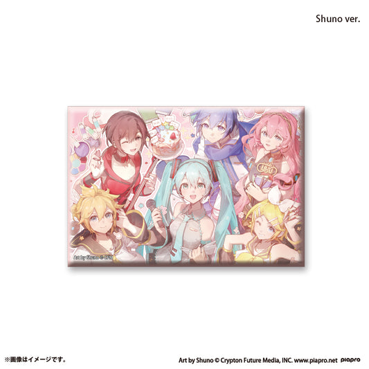 『初音ミク×スモールエス』 スクエア缶バッジ -Shuno ver.-
