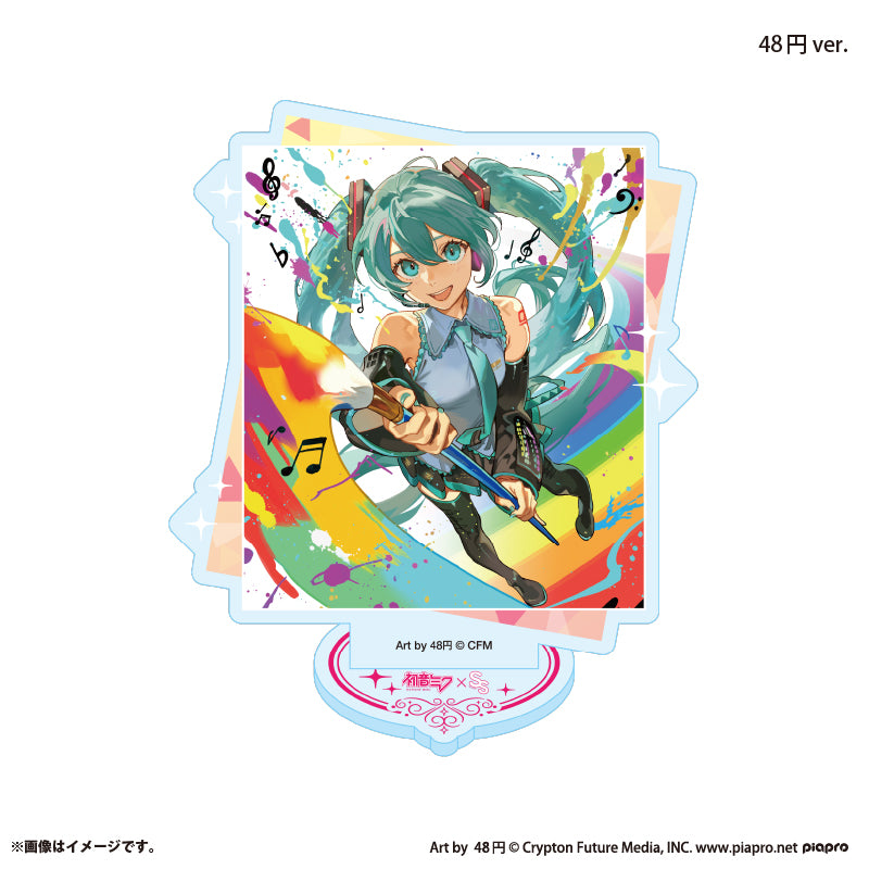『初音ミク×スモールエス』 アクリルスタンド -48円 ver.-