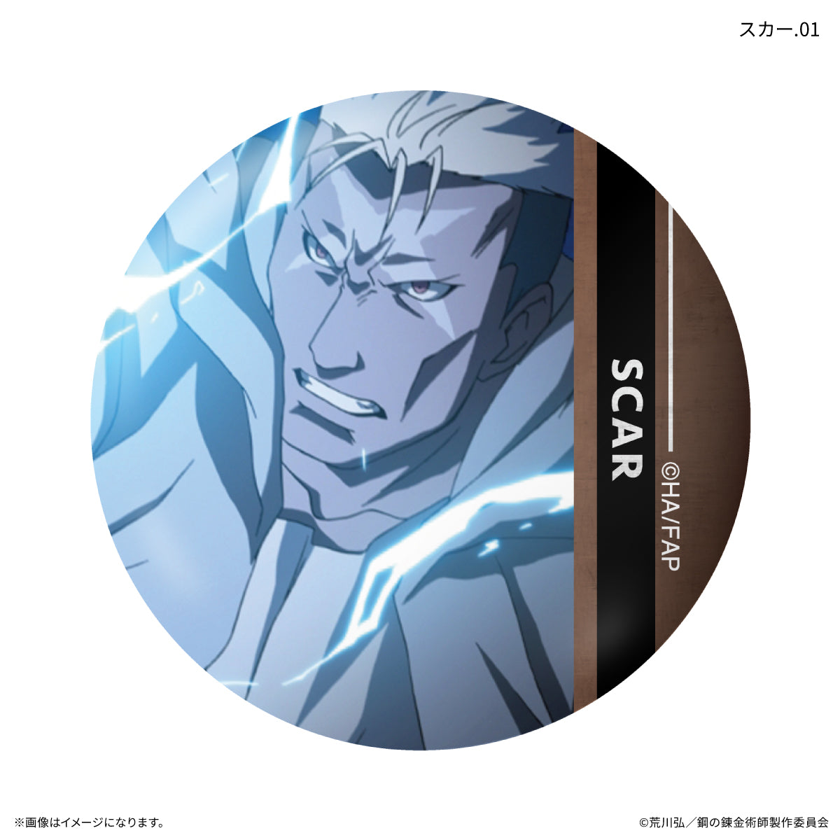 TVアニメ「鋼の錬金術師 FULLMETAL ALCHEMIST」 だけ缶 スカーだけトレーディング缶バッジ 【全7種】（BOX）