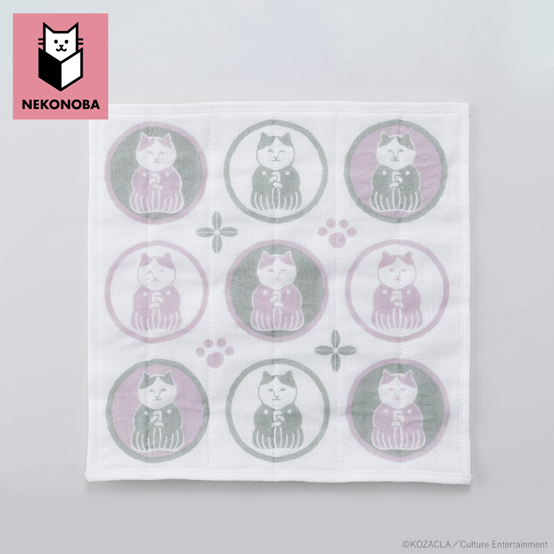 蚊帳生地ふきん　ねこ茶商[KOZACLA]