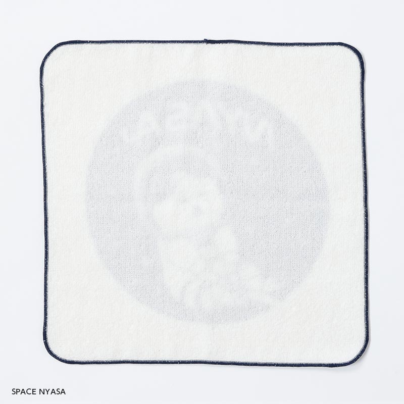 柔らかガーゼパイルハンカチ SPACE NYASA