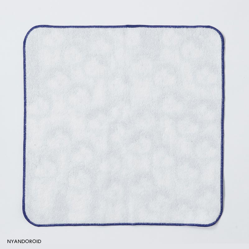 柔らかガーゼパイルハンカチ NYANDOROID