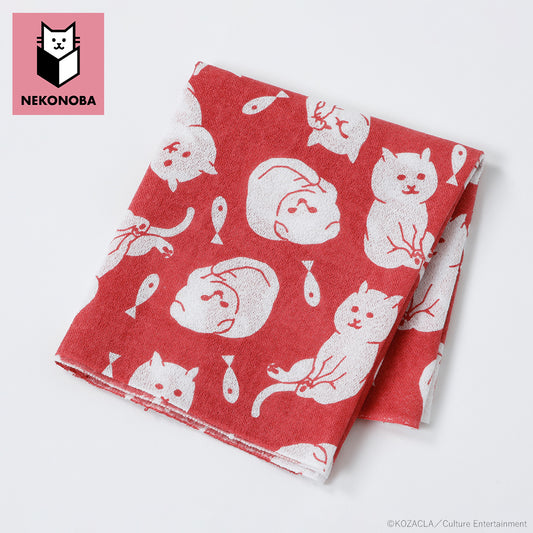 洗うとふんわりするガーゼ手ぬぐい　ごろごろ