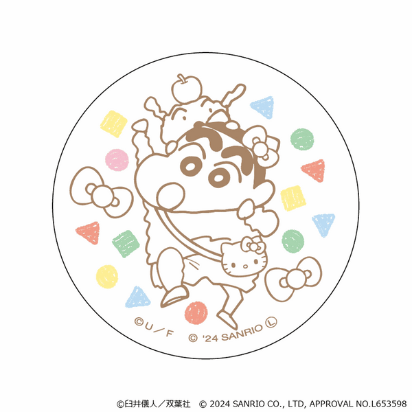 クレヨンしんちゃん×サンリオキャラクターズ まじかる百貨店缶バッジ⑧ 
