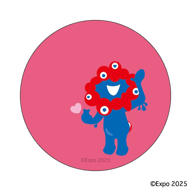 EXPO2025 ミャクミャク 缶バッジ2