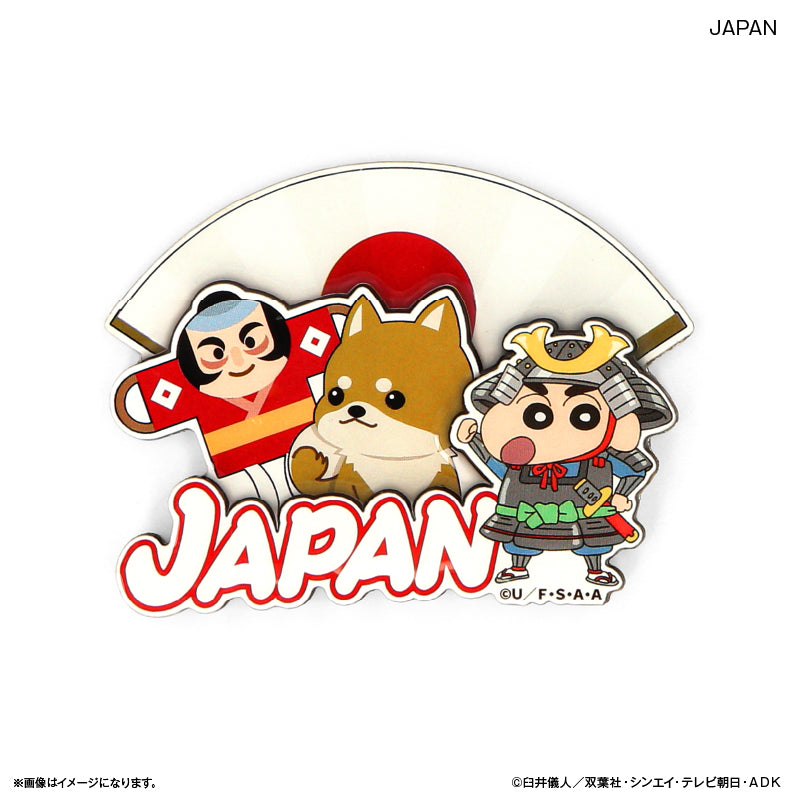 クレヨンしんちゃん 木製レイヤーマグネット JAPAN