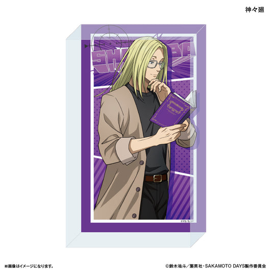SAKAMOTO DAYS アクリルブロック 眼鏡Style 神々廻