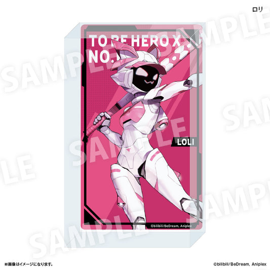 アニメ「TO BE HERO X」 アクリルブロック ロリ