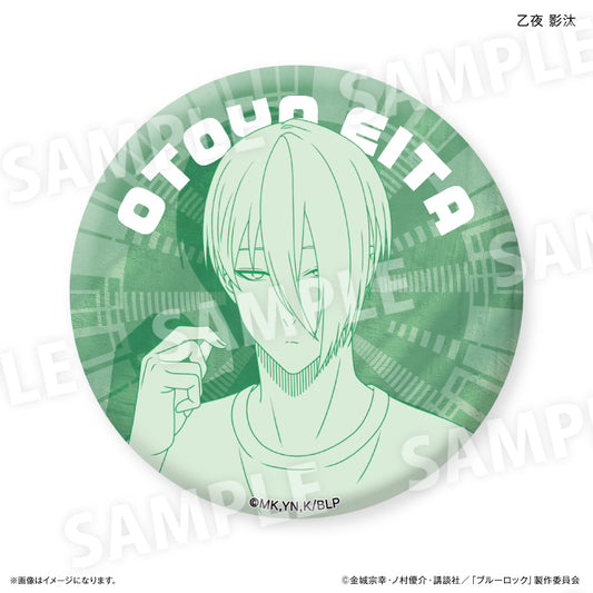 ブルーロック Wake Up & Get Ready 線画缶バッジ 凪 誠士郎