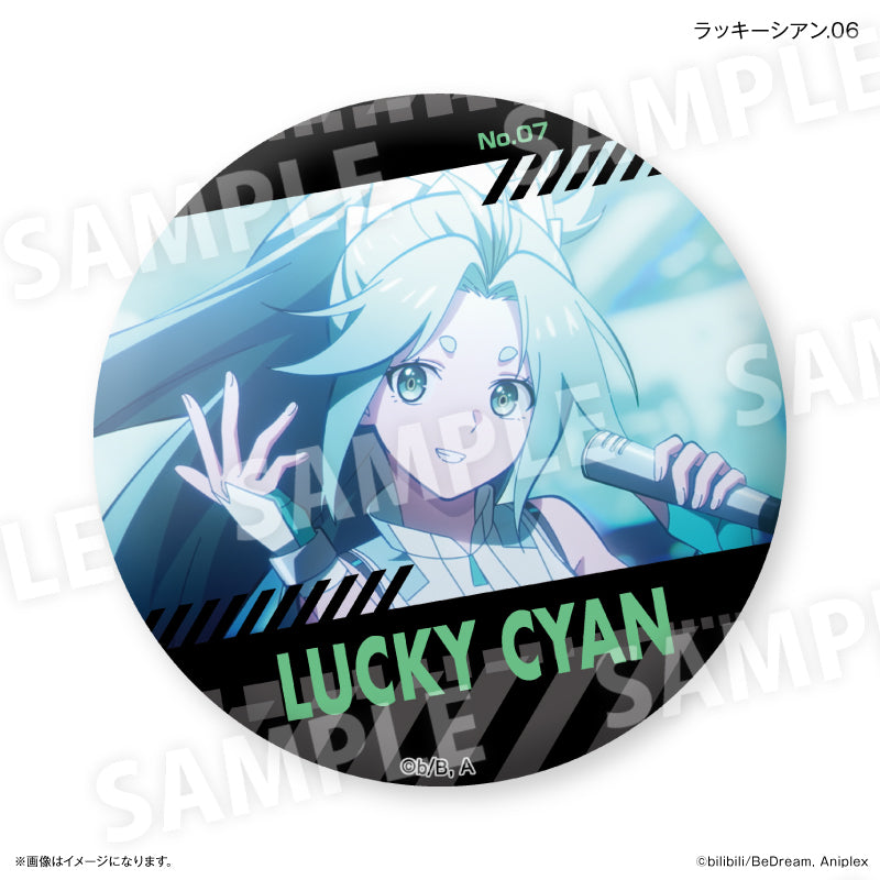TO BE HERO X 場面写ホログラム缶バッジ ラッキーシアン 16個 アニメ「TO BE HERO X」 だけ缶 ラッキーシアンだけトレーディング缶