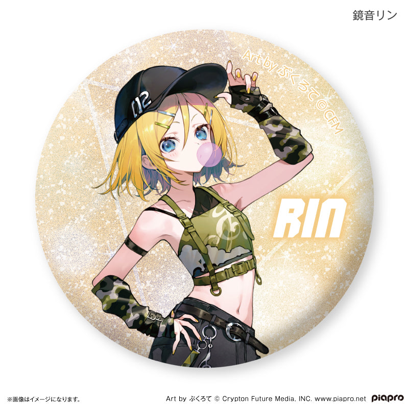 ピアプロキャラクターズ 三世代アイドル グリッター缶バッジ 【全12種】（BOX）