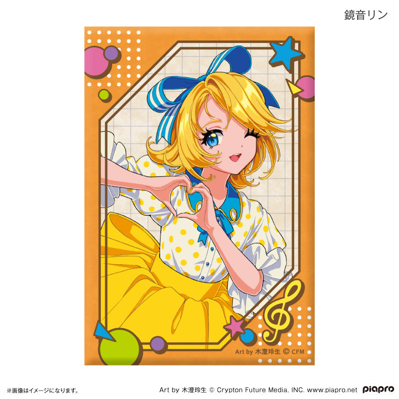 ピアプロキャラクターズ 昭和アイドル 缶マグネット 鏡音リン