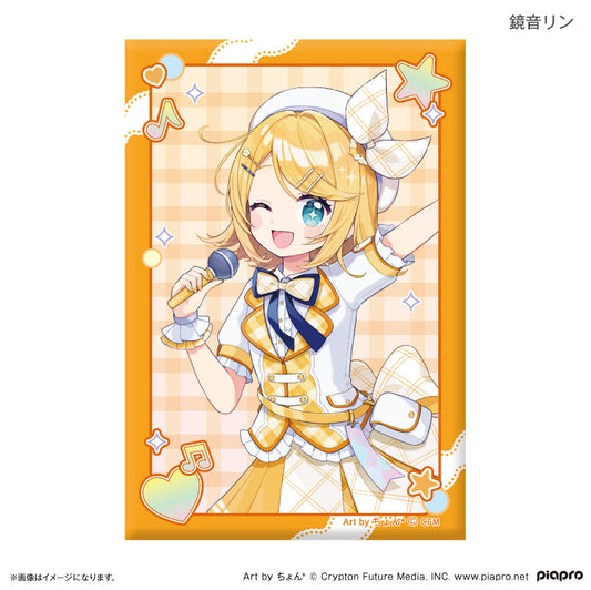 ピアプロキャラクターズ 平成アイドル 缶マグネット 鏡音リン