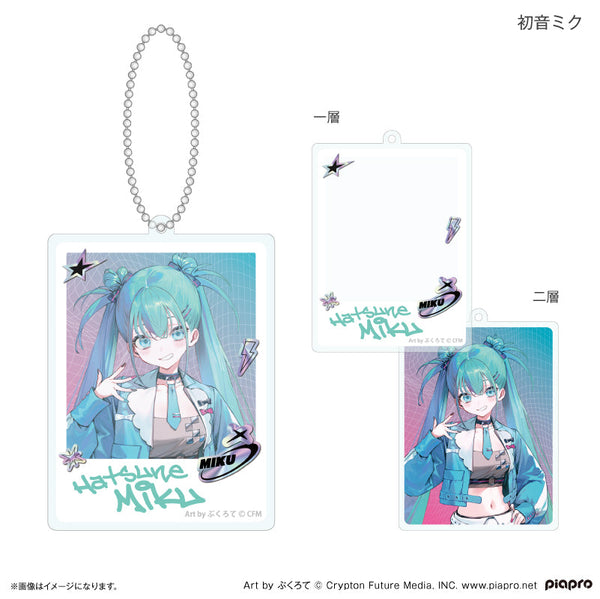 ピアプロキャラクターズ 令和アイドル 二層アクリルキーホルダー 初音