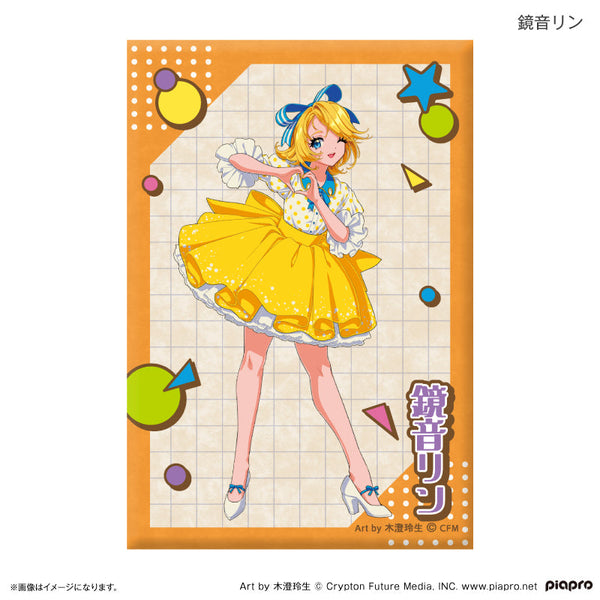 限定マット額装品/アーミン・リンケ ビジョネア ミニプリント ピアプロキャラクターズ 昭和アイドル ミニアートスタンド 鏡音リン