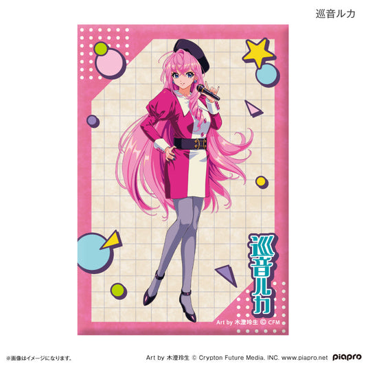 ピアプロキャラクターズ 昭和アイドル ミニアートスタンド 巡音ルカ