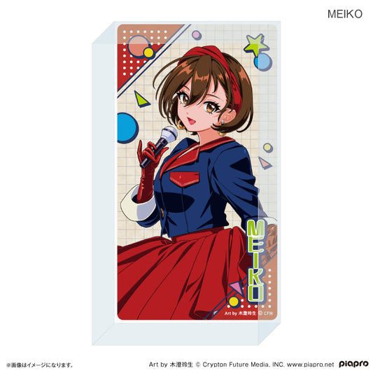 ピアプロキャラクターズ 昭和アイドル アクリルブロック MEIKO