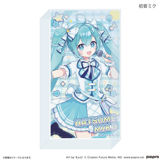 ピアプロキャラクターズ 平成アイドル アクリルブロック 初音ミク