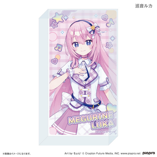 ピアプロキャラクターズ 平成アイドル アクリルブロック 巡音ルカ