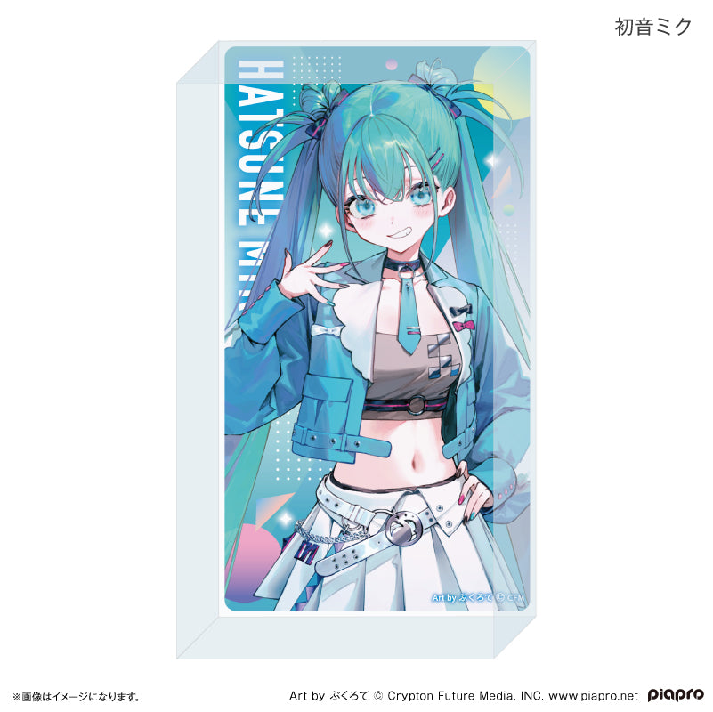 ピアプロキャラクターズ 令和アイドル アクリルブロック 初音ミク