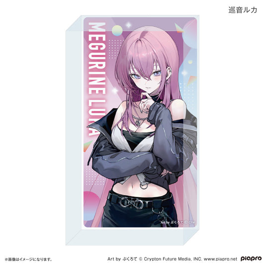 ピアプロキャラクターズ 令和アイドル アクリルブロック 巡音ルカ