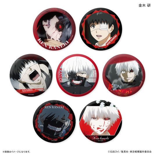 TVアニメ『東京喰種トーキョーグール』 だけ缶 金木 研だけトレーディング缶バッジ 【全7種】（BOX）