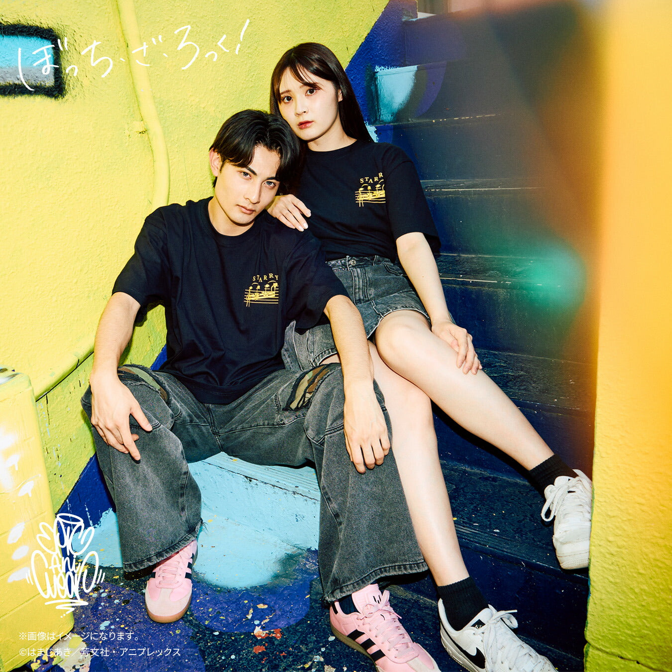 アニメ「ぼっち・ざ・ろっく！」 EpicAniWear 結束バンドモチーフデザインTEE