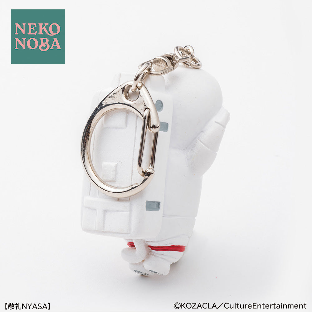 レジンマスコットキーホルダー 敬礼NYASA
