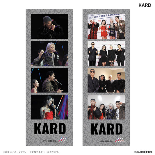 4CUT PHOTO2枚セット Asia Artist Awards 2022 KARD