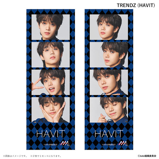4CUT PHOTO2枚セット Asia Artist Awards 2022 TRENDZ HAVIT