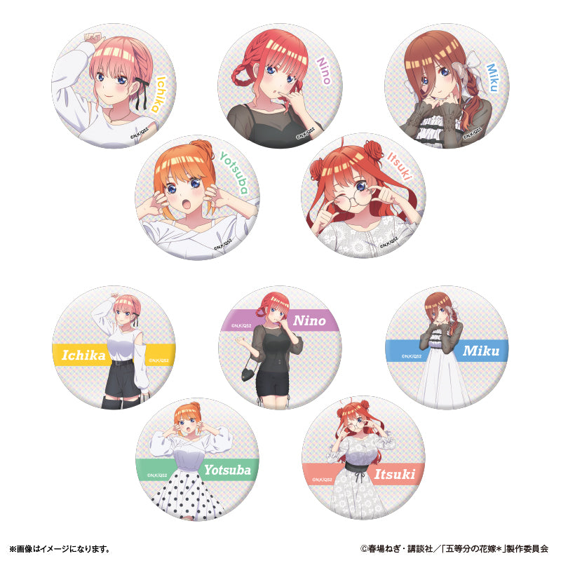TVスペシャルアニメ「五等分の花嫁＊」 トレーディングキラキラ缶バッジ 【全10種】（BOX）