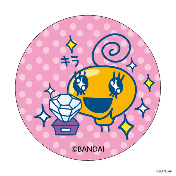 たまこ グッズ 7 ＊ たまこ & 史織 缶バッジ sanrio 刺繍缶バッジ たまごっち×サンリオキャラクターズ 刺繍