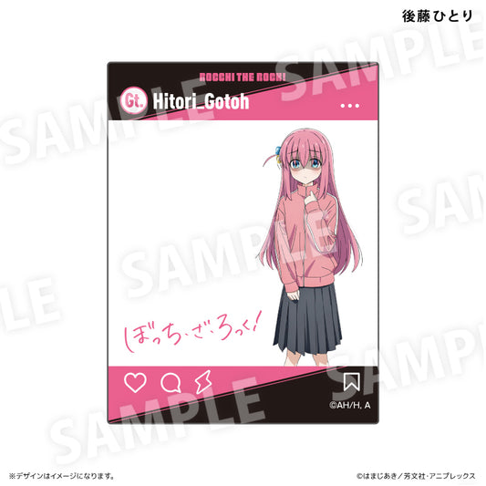 SNS風アクリルカード 後藤ひとり