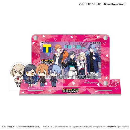 アクスタ付きカードスタンド(Vivid BAD SQUAD Brand New World)