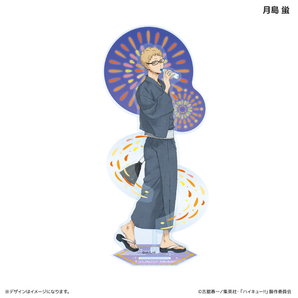 ハイキュー 月島蛍 浴衣 うちわ アクリルキーホルダー - メルカリ