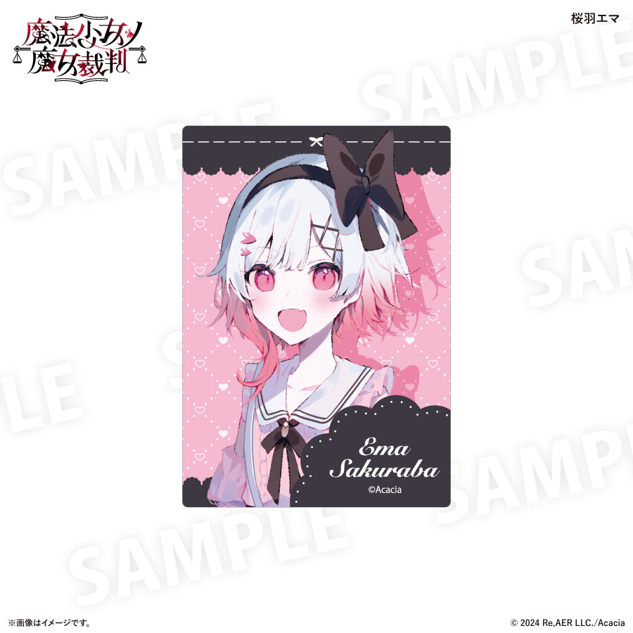 【桜羽エマ】魔法少女ノ魔女裁判　ティーセット　特典　イラストカード　ポストカード 魔法少女ノ魔女裁判 東京タワー ポストカード 桜羽エマ - メルカリ