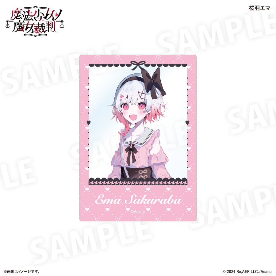 魔法少女ノ魔女裁判 ガーリーファッションver. アクリルカードコレクション 全8種（BOX）