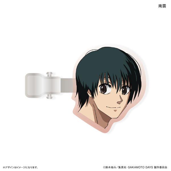 SAKAMOTO DAYS キャラ面アクリルヘアクリップ 南雲＆神々廻