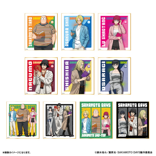 SAKAMOTO DAYS トレーディングミニ色紙 眼鏡Style 【全10種】（BOX）