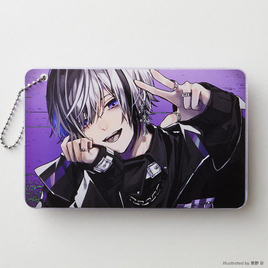 スライドカードケース 黒野京