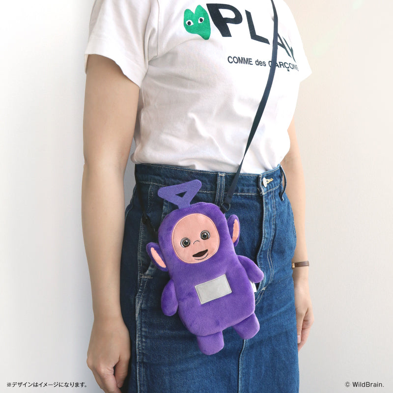 テレタビーズ　ぬいぐるみスマホポーチ　Tinky Winky