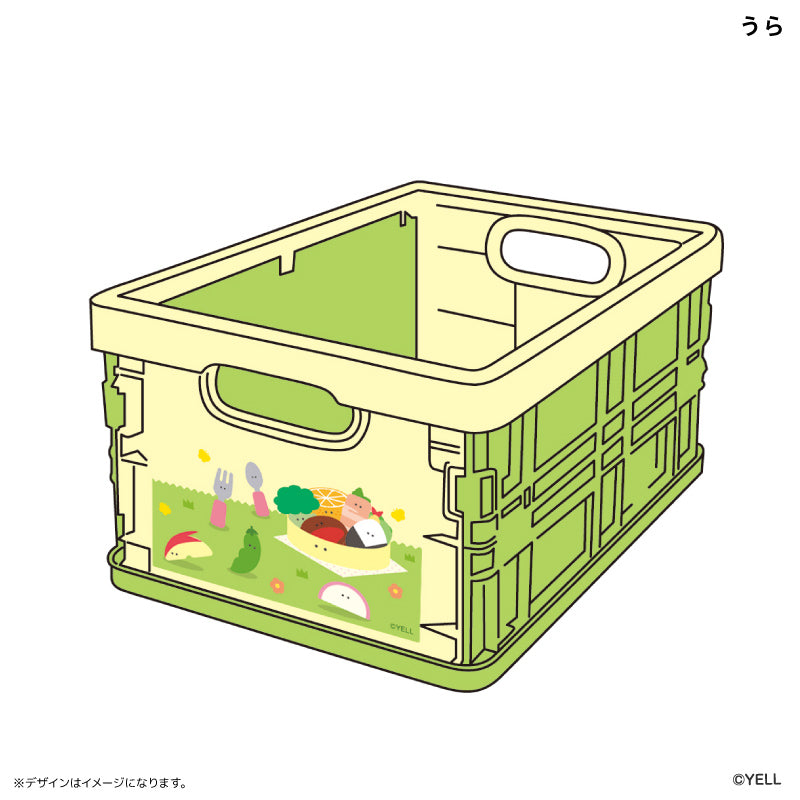 つぶらな瞳の仲間達 折りたたみミニコンテナ つぶらな瞳のお弁当箱