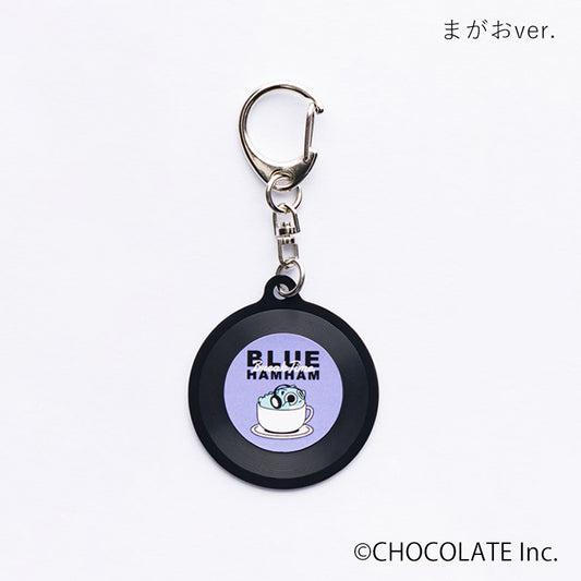 ブルーハムハム レコード風キーホルダー まがお